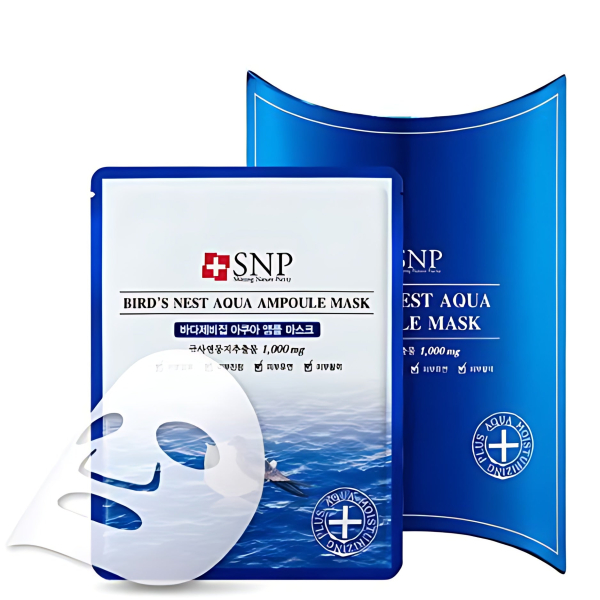 SNP Bird's Nest Aqua Ampoule Mask 25ml*10pack