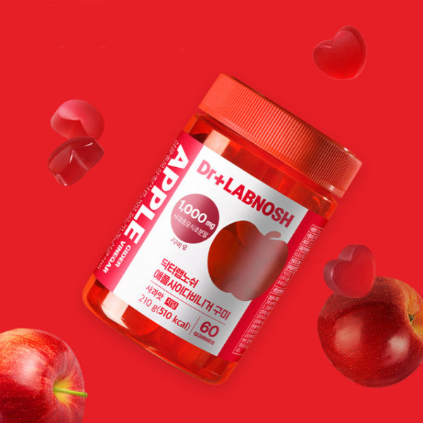 Dr+LABNOSH Apple Cider Vinegar Gummy 60Gummies