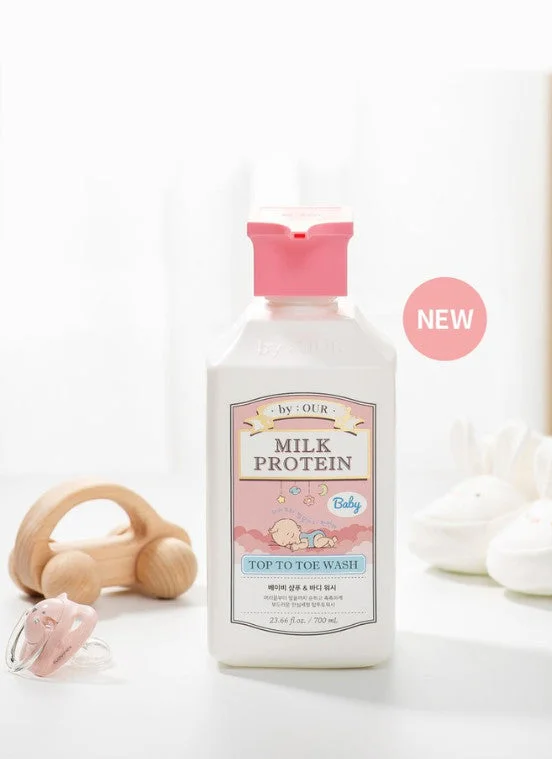 BY_OUR Milk Protein Baby Top to Toe Wash 700ml - Image 2