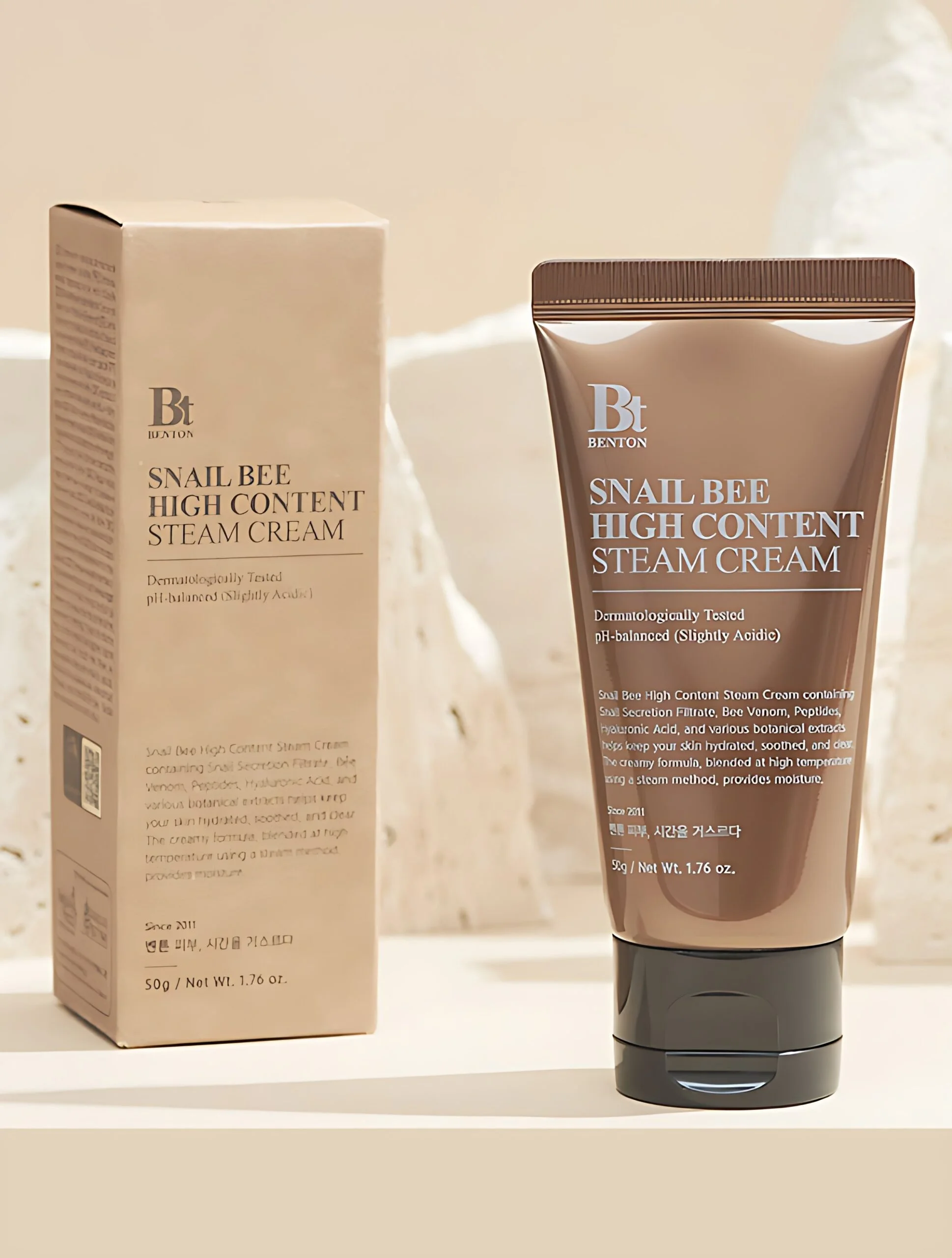 BENTON Snail Bee High Content Steam Cream 50g