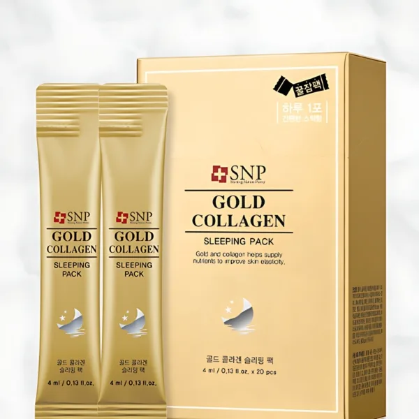 SNP Gold Collagen Sleeping Pack Stick Type 4ml*20 Packs
