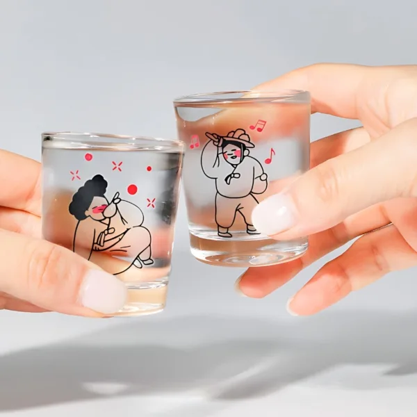 K-Heritage Korean Cultural Landscape Temperature Soju Glass Set (3P)