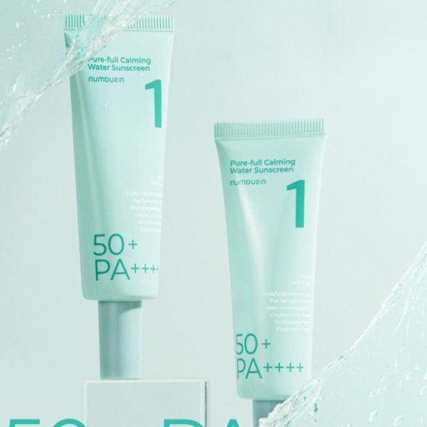 numbuzin Limited Edition No.1 Pure-full Calming Water Sunscreen SPF50 PA++++ 50ml+50ml