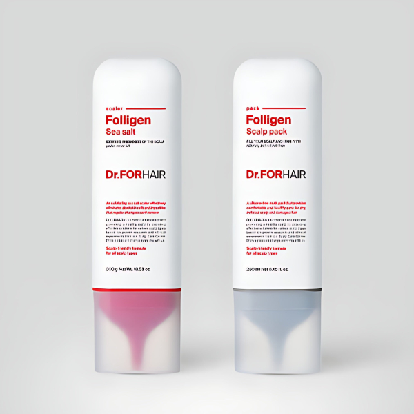 Dr.FORHAIR Folligen Sea Salt Scaler 300g+Folligen Scalp Pack 250ml