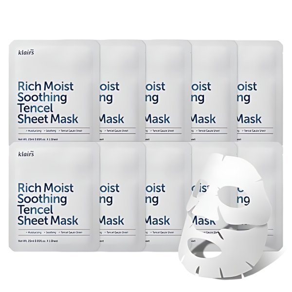 Klairs Rich Moist Soothing Tencel Sheet Mask 25ml*10sheets