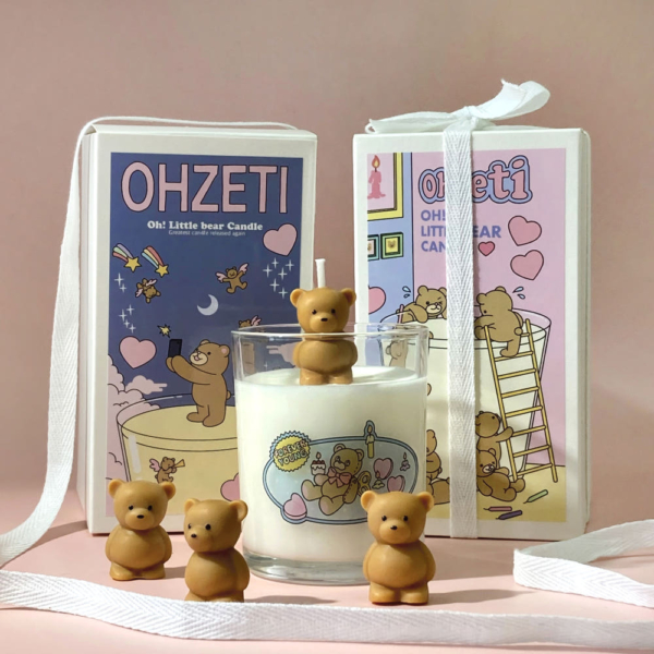 OHZETI CANDLE FOREVER YOUNG Little Bear Candle Set