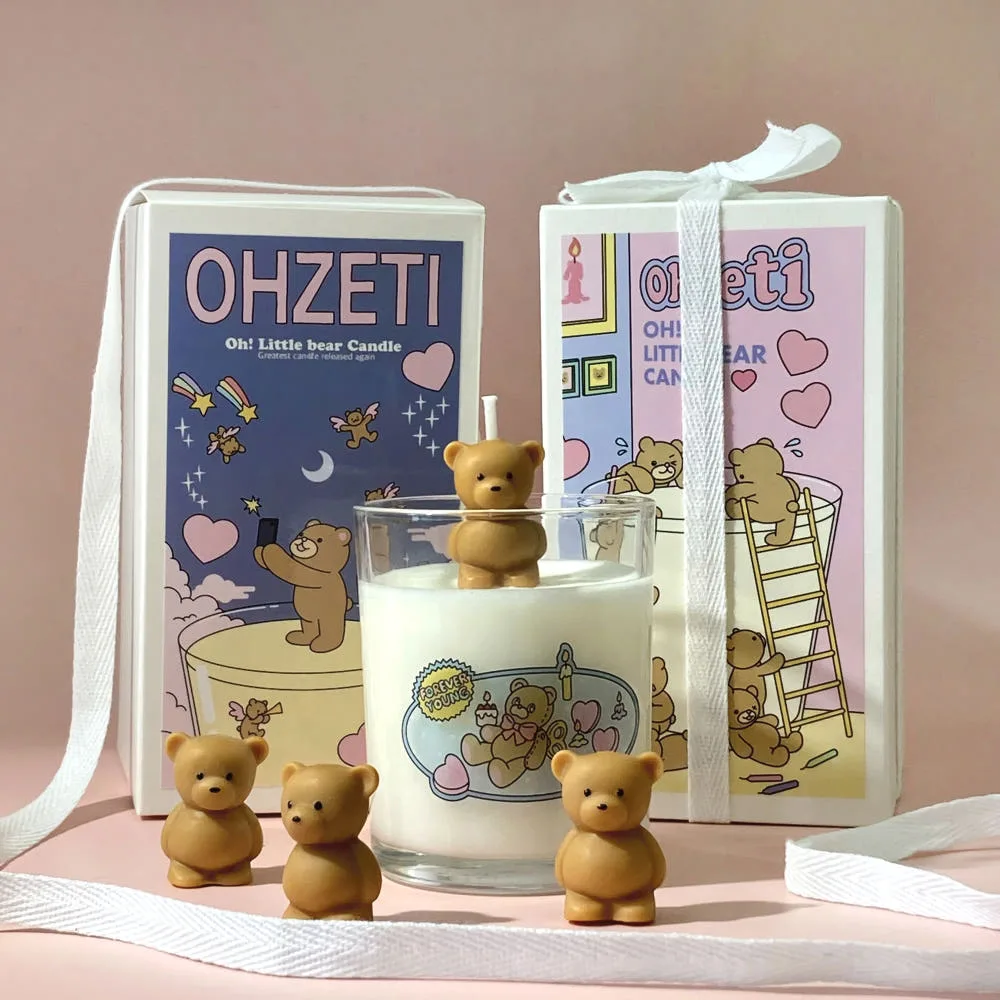 OHZETI CANDLE FOREVER YOUNG Little Bear Candle Set