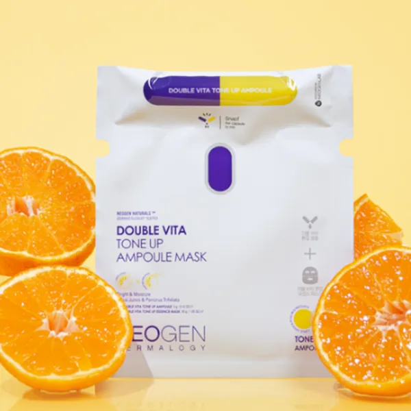 NEOGEN Double Vita Tone Up Ampoule Mask 3g/30g*5pack - EmpressKorea