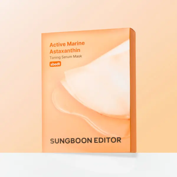 SUNGBOON EDITOR Active Marine Astaxanthin Toning Serum Mask 23ml*10pack
