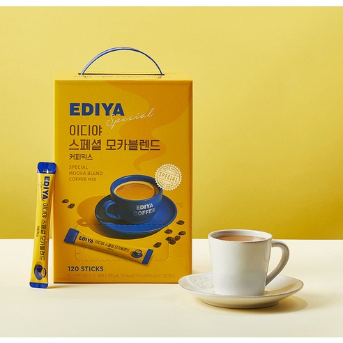 EDIYA Special Mocha Blend Coffee Mix 11.5g x 120 Sticks