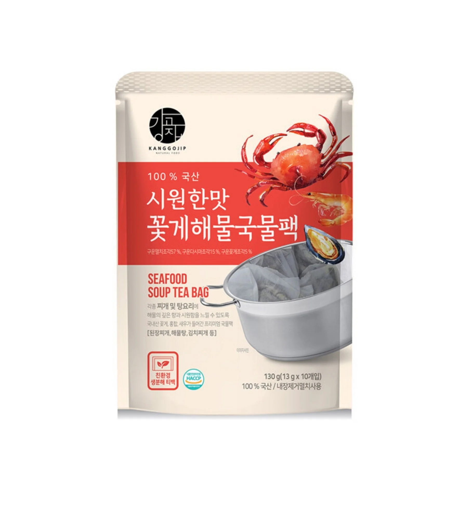 Ganggojip Seafood Soup Tea Bag 13g x 10 packets