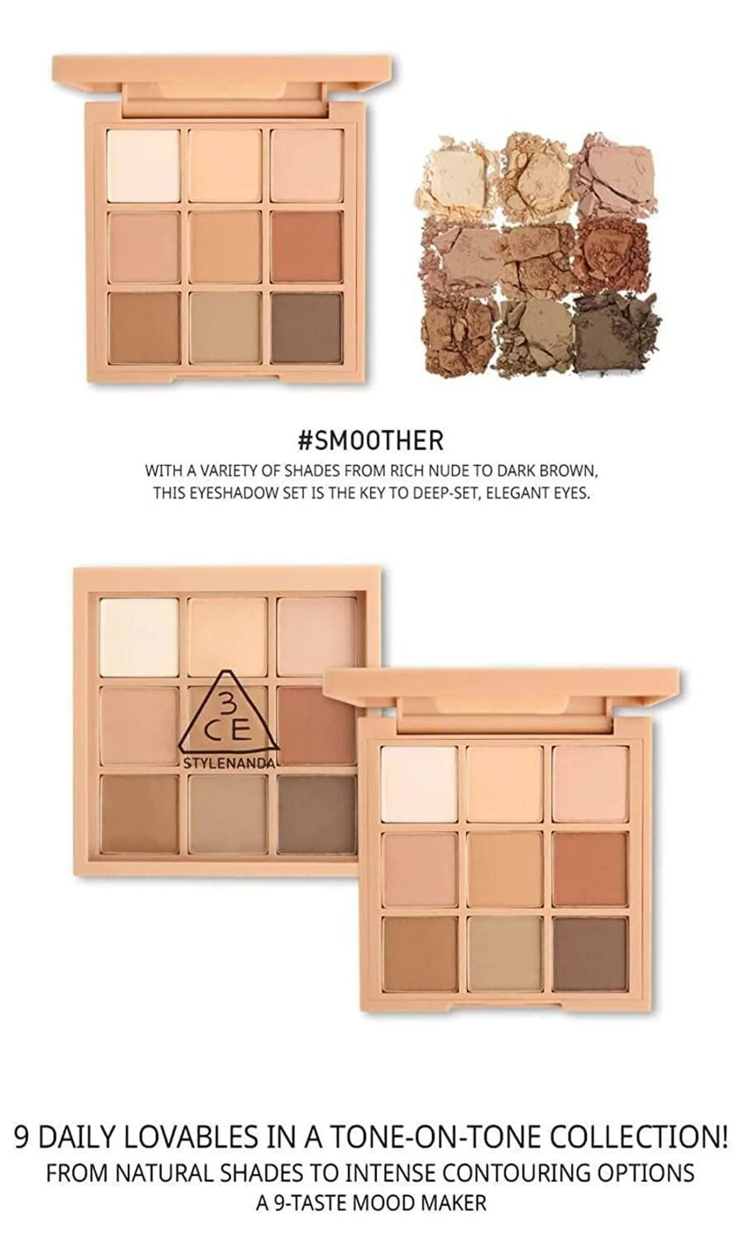 3CE Mood Recipe Multi Eye Color Palette - EmpressKorea