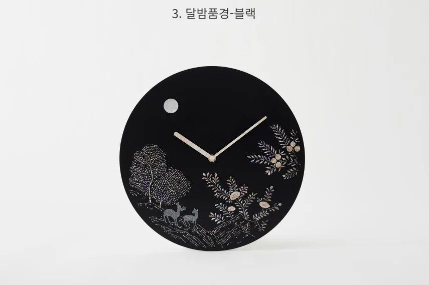 K-Heritage Mother-of-Pearl Lacquer Wall Clock - Image 6