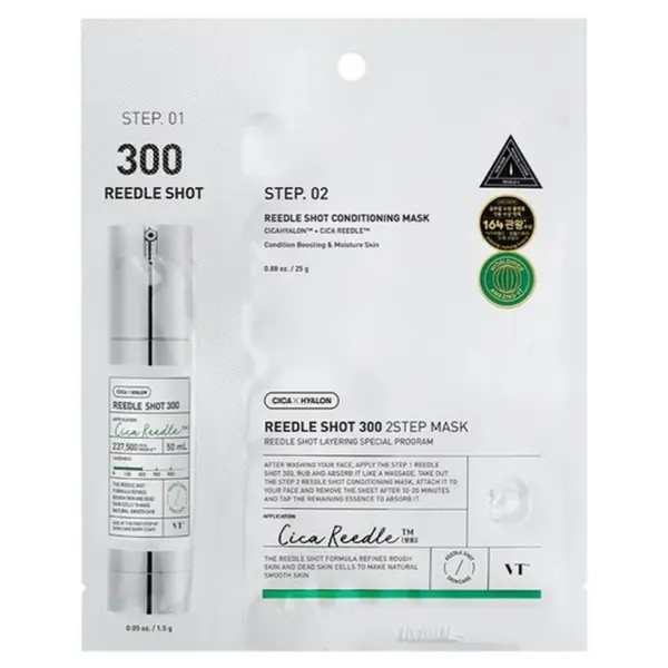 VT Cosmetics Reedle Shot 300 2 step Mask Sheet 25g*5ea