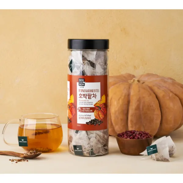 NOKCHAWON Pumpkin Red Bean Tea - 40Tea Bags / 60 Tea Bags  Slimming Tea K-pop Idol Diet Tea