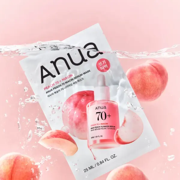 Anua PEACH 70 NIACIN SERUM MASK 25g x 10 Pcs