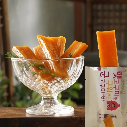 Roasted Sweet Potato Bar 60kcal made by roasting fresh sweet potatoes 365 days a year 22g X 20 pcs