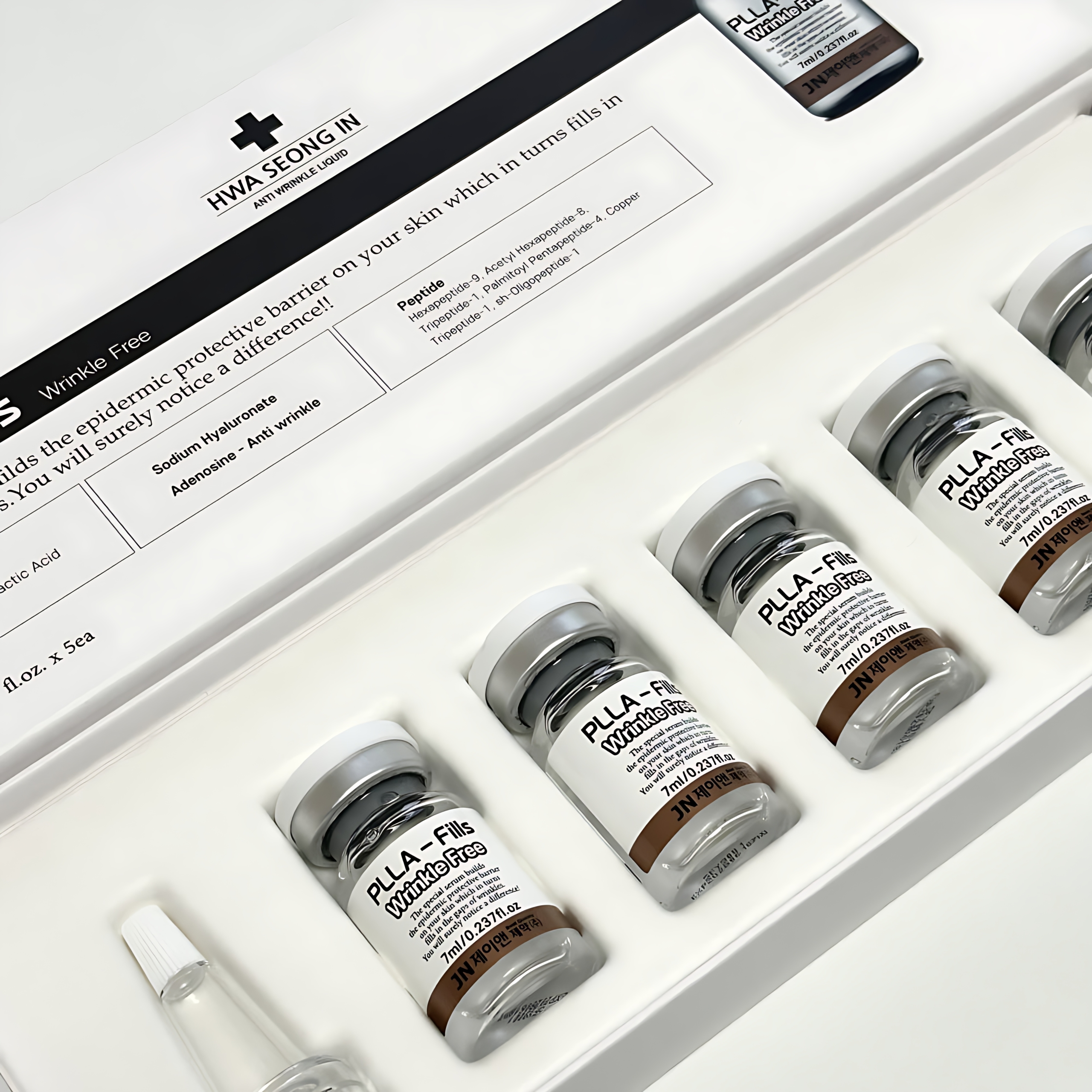 PK Cospharm Plla Fills Wrinkle Free Ampoule 7g*5bottles - Image 4
