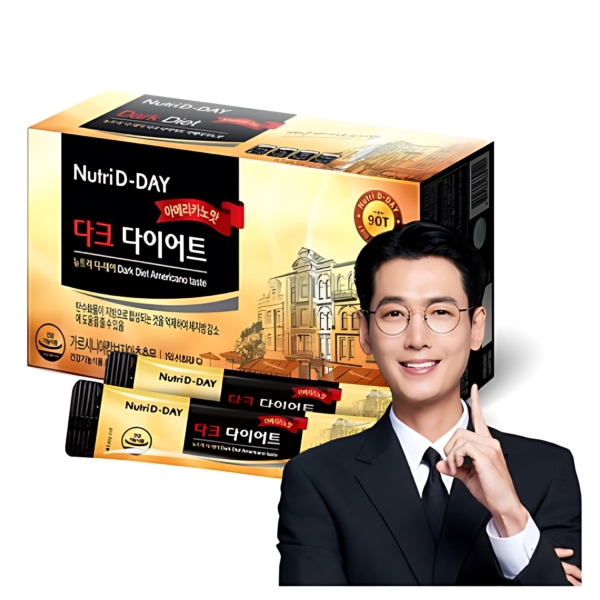NutriD-DAY Dark Diet Americano Flavor 135g 1.5g*90sticks