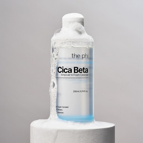 the phi Cica Beta Ampoule To Foam Cleanser 200ml - Image 4