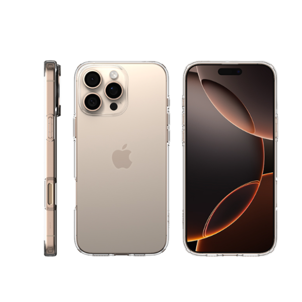 spigen iPhone 16 Pro Max Case Transparent Jelly Liquid Crystal - Crystal Clear