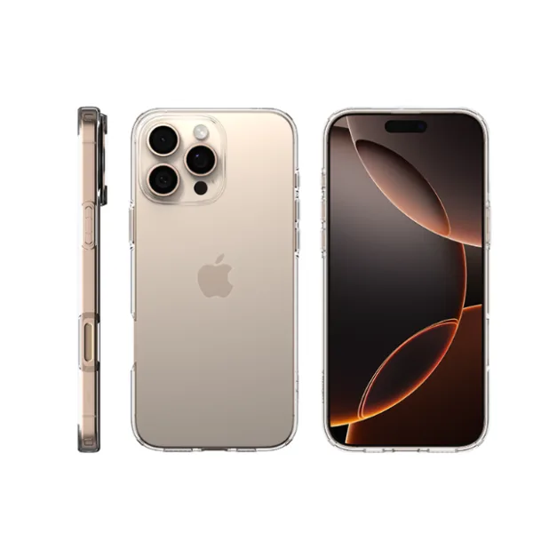 spigen iPhone 16 Pro Max Case Transparent Jelly Liquid Crystal - Crystal Clear