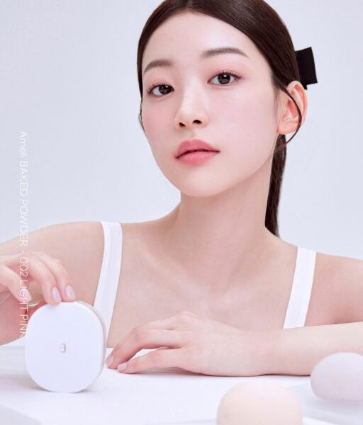 Ameli Baked Powder 002 Light Pink 6.2g