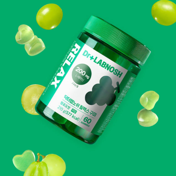 Dr+LABNOSH Relax Gummy Green Grape Flavor 60Gummies