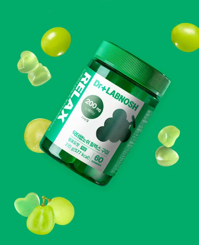 Dr+LABNOSH Relax Gummy Green Grape Flavor 60Gummies