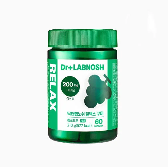 Dr+LABNOSH Relax Gummy Green Grape Flavor 60Gummies - Image 2