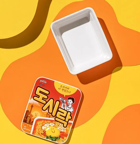 Paldo Lunch Box Cup Ramen Ceramic