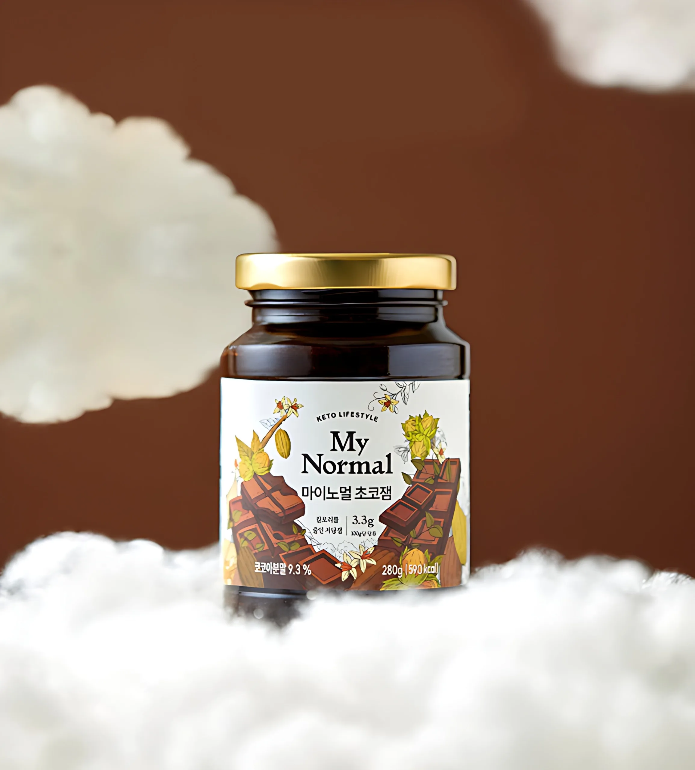 Low-Sugar Chocolate Jam: My Normal Low-Sugar Chocolate Hazelnut Spread – Keto-Friendly (280g)