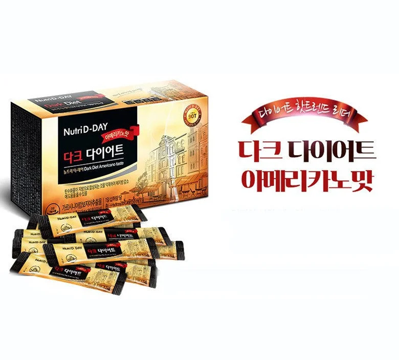 NutriD-DAY Dark Diet Americano Flavor 135g 1.5g*90sticks - Image 3
