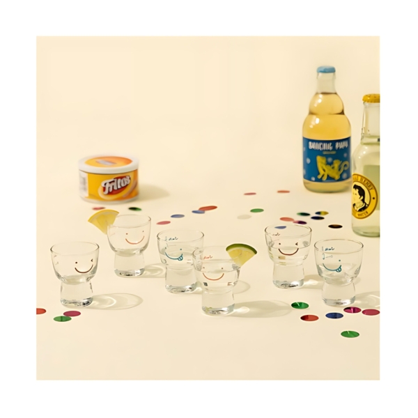 Smile Waggle Waggle Soju Glass 6P SET