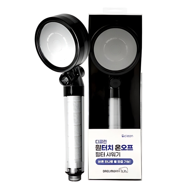 DAELIM BATH One Touch On-Off Filter Shower Head Ver2