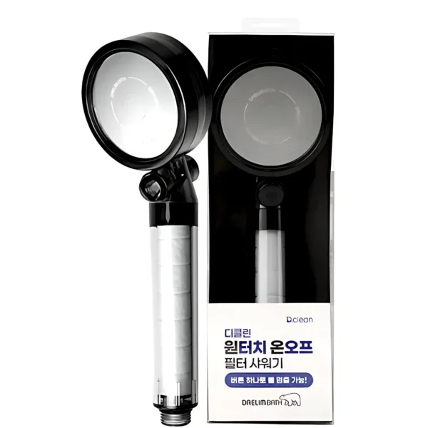 DAELIM BATH One Touch On-Off Filter Shower Head Ver2