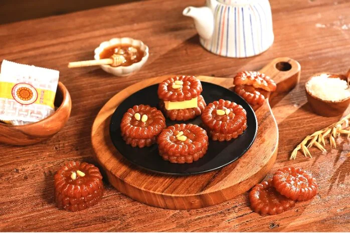 QUPLE WOULD YOU Pumpkin Glutinous Rice Yakgwa 40g*40pieces - Image 2