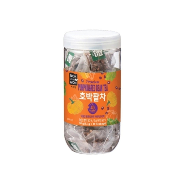 NOKCHAWON Pumpkin Red Bean Tea 40 Tea Bags /60 Tea Bags Slimming Tea K-pop Idol Diet Tea - EmpressKorea