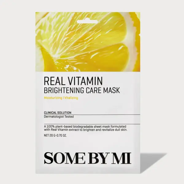 SOME BY MI Real Vitamin Brightening Care Mask Sheet 20g*10pcs