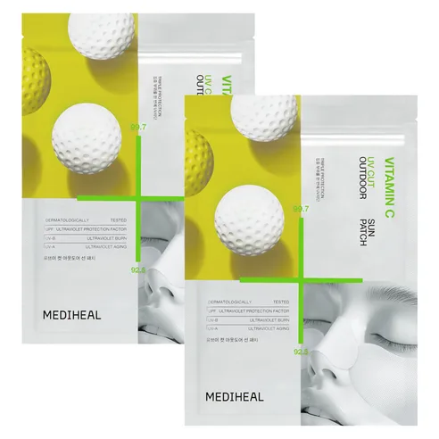 MEDIHEAL UV Cut Outdoor Triple Protection Sun Patch 4 servings × 2 packs