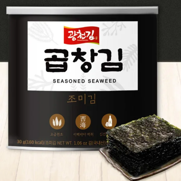 KWANGCHEONKIM Seasoning Seaweed 30g*5can