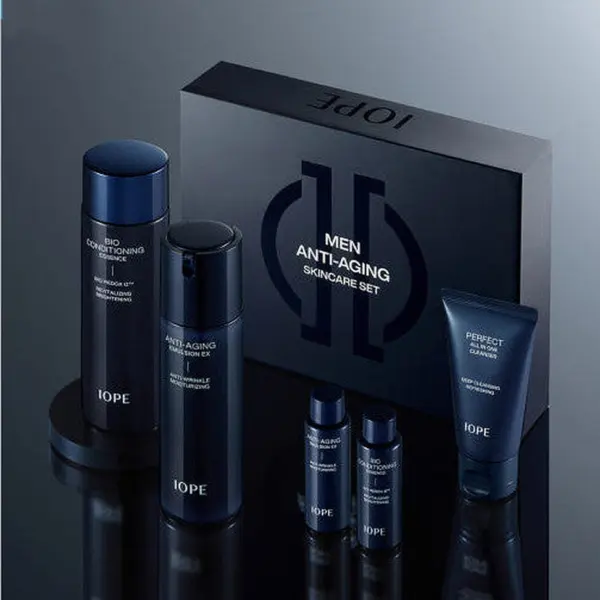 IOPE Men Bio Conditioning Essence 145ml+Anti-Aging Emulsion EX 120ml