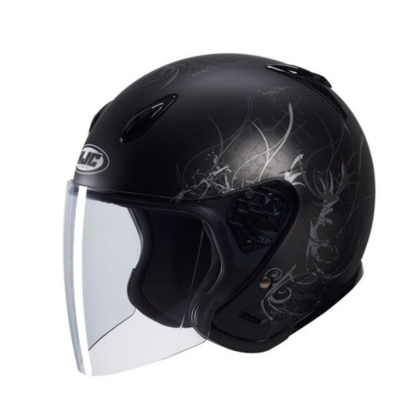 HJC CH-5 Solid Open Face Motorcycle Bike Scooter Boles VOLEZ MC-10