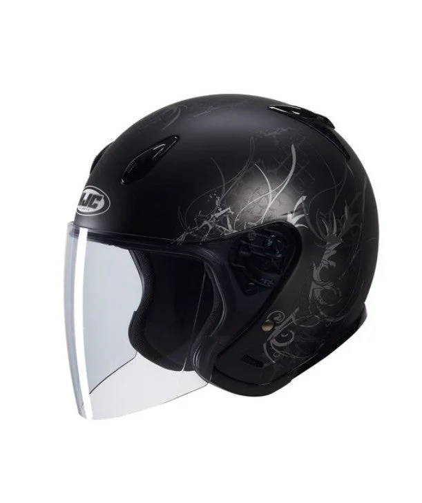 HJC CH-5 Solid Open Face Motorcycle Bike Scooter Boles VOLEZ MC-10