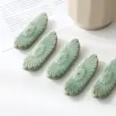 PARKSSI SANG BANG Celadon Spoon and Chopstick Rest Set with Floral Pattern Set - Made in Korea