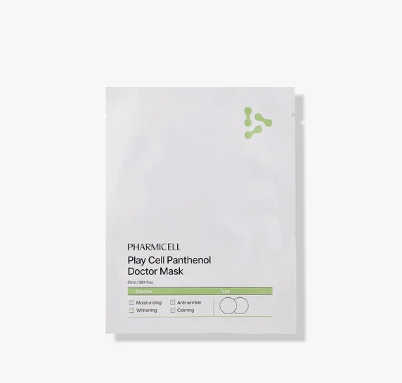 PHARMICELL Play Cell Panthenol Doctor Mask 25ml*5sheet - Image 3