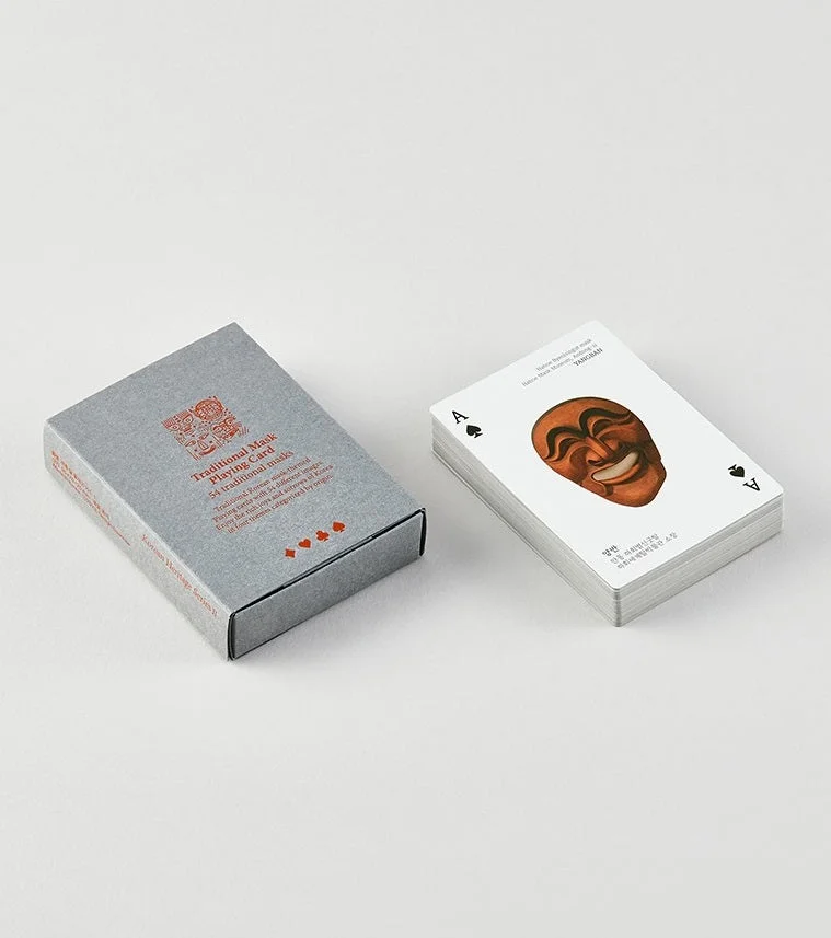 K-Heritage Poker Card Korean Traditional Mask - Image 2