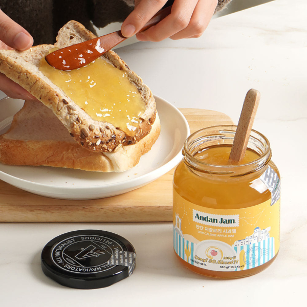 Andan Jam low-calorie apple jam, 380g