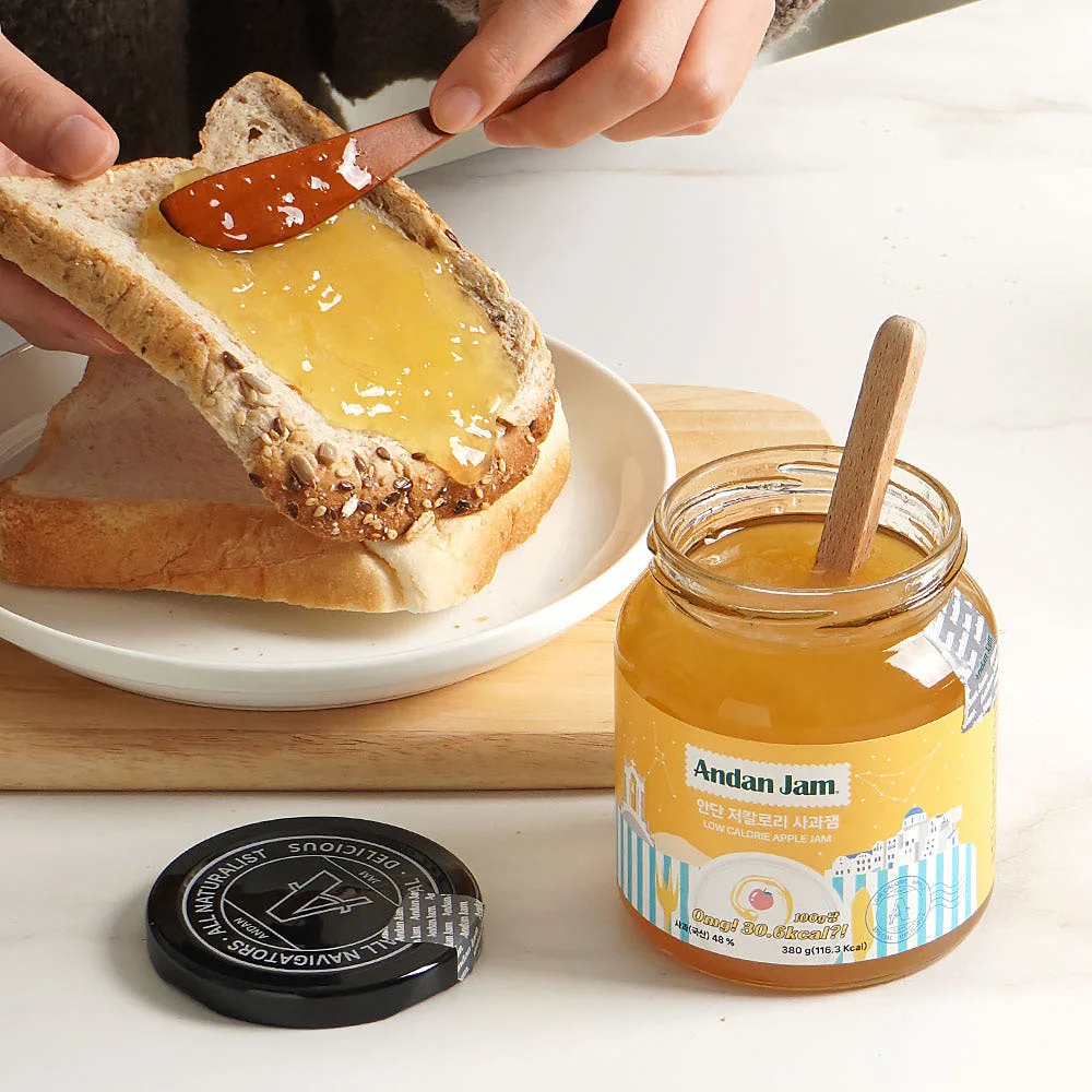 Andan Jam low-calorie apple jam, 380g