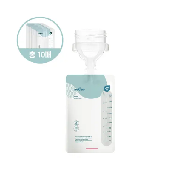 Spectra Breast Milk Storage Bags 200ml (10 pcs)